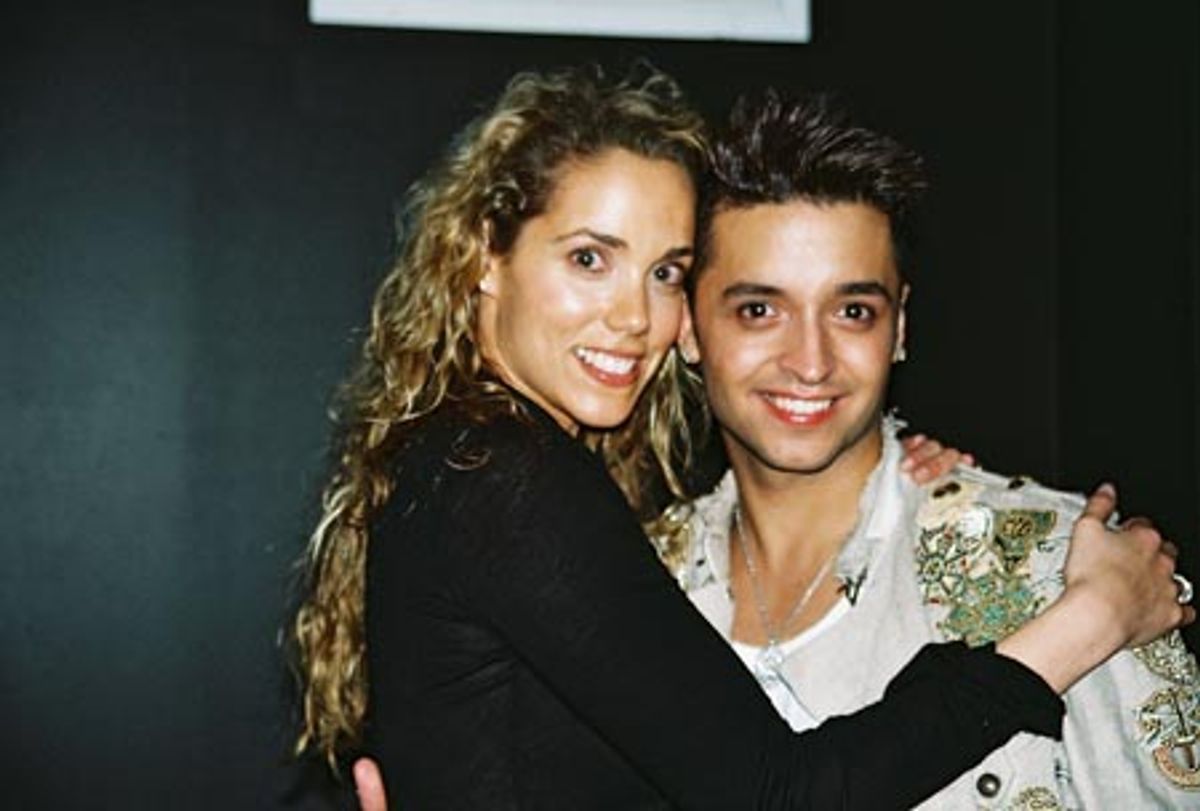 Elizabeth Berkley and Jai at 