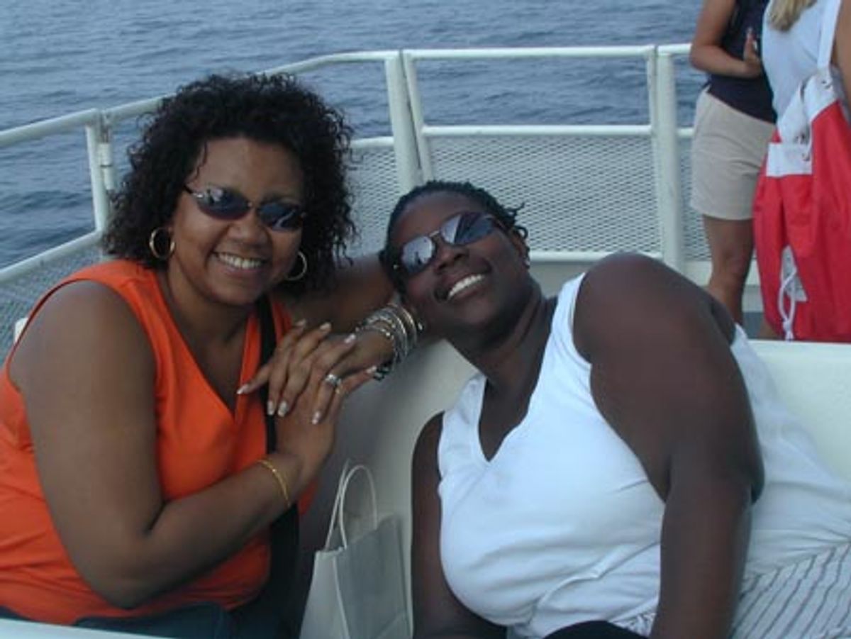 
Aisha and Capathia at it again...  at 