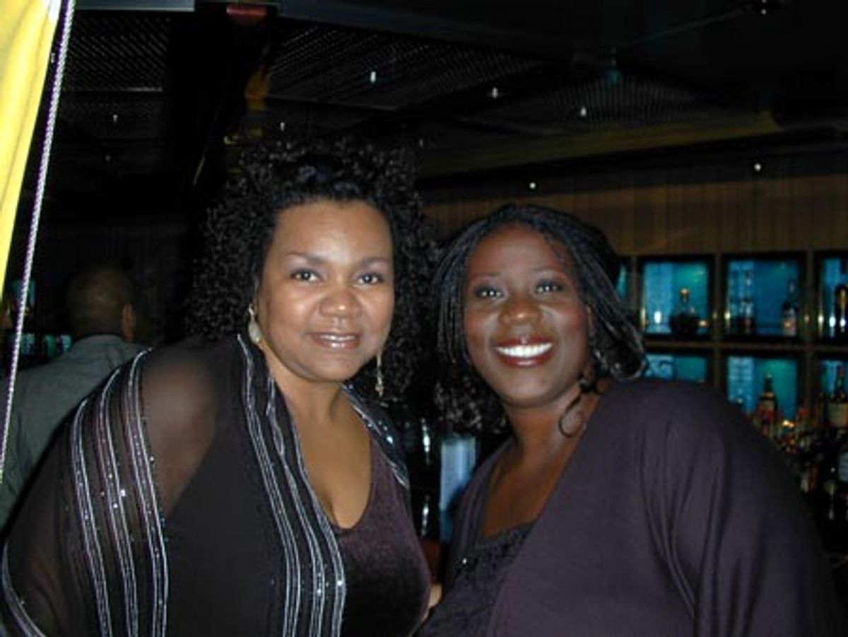 Trouble and more trouble Aisha DeHaas and Capathia Jenkins at 