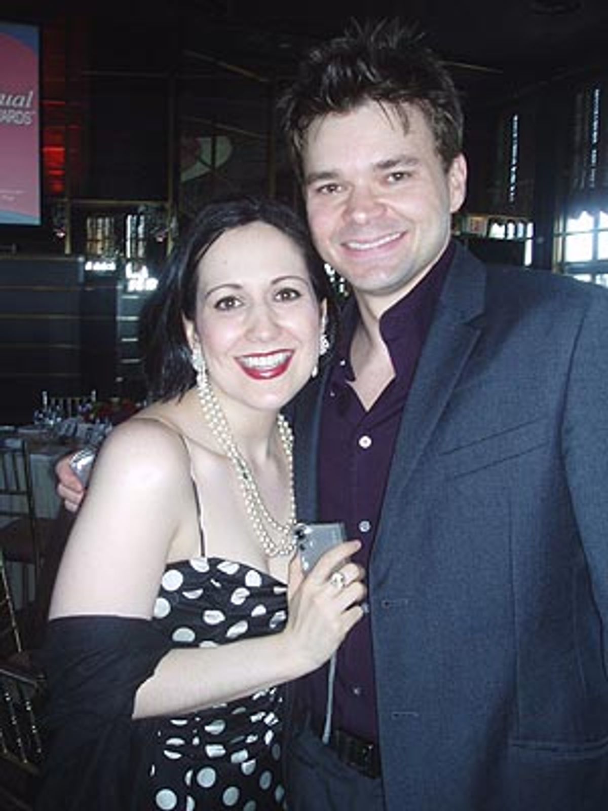 Stephanie and Best Nominee Hunter Foster (Little Shop)
 at 