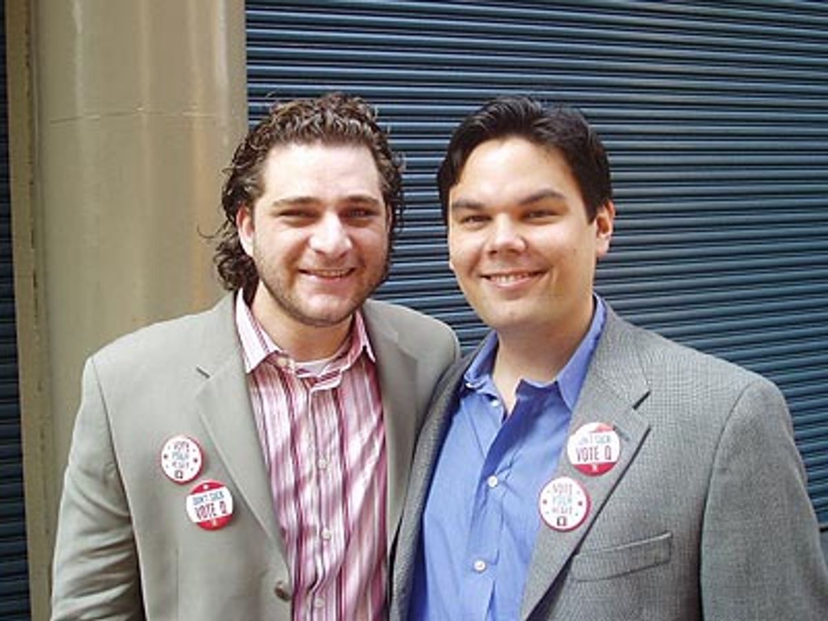 Jeff Marx and Robert Lopez, Tony Nominees for Best Score
 at 