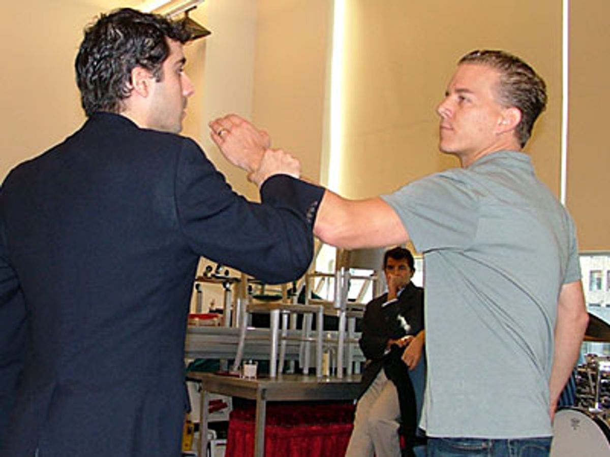 Avoiding a fight... at 