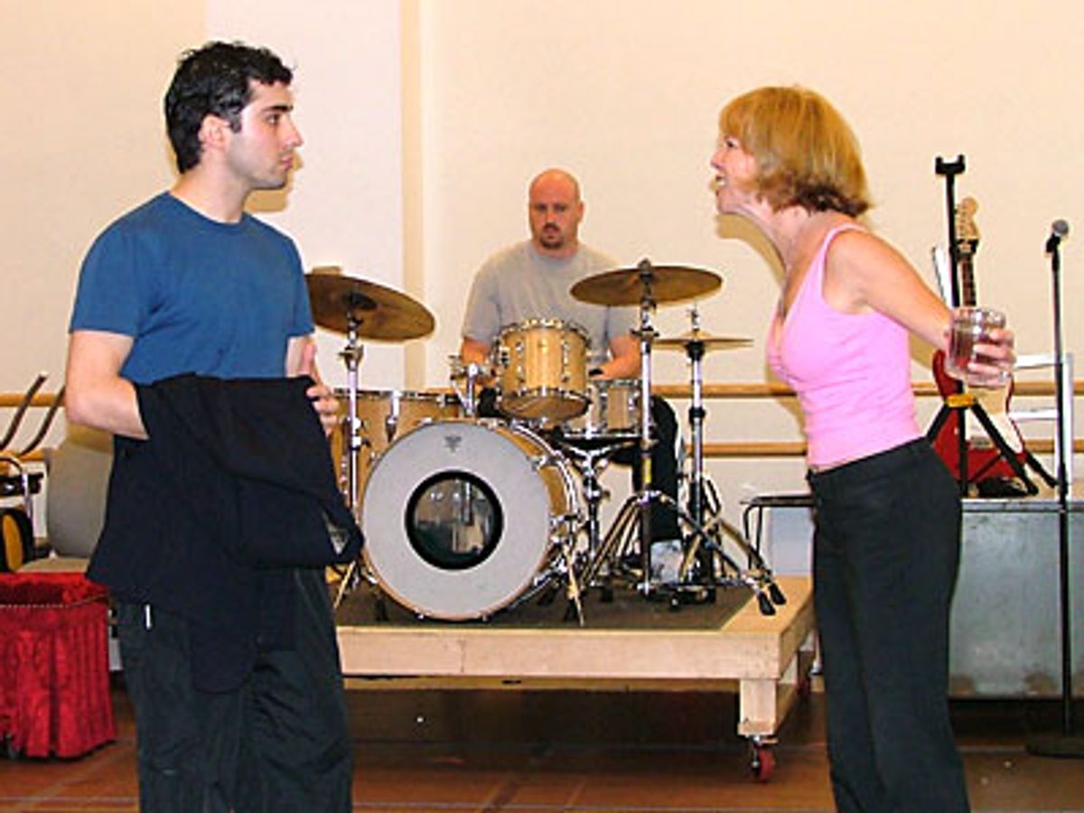 Frankie and his wife argue about his time spent away from
his family at 