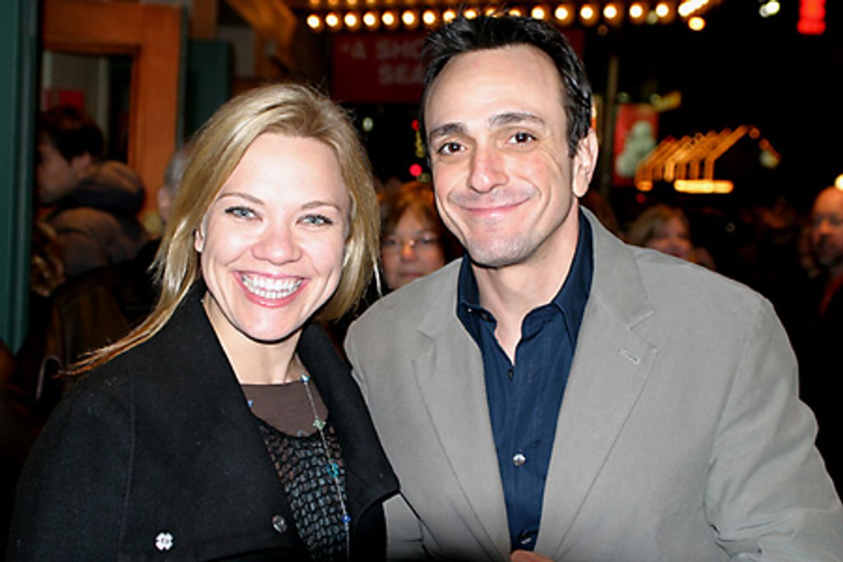 Hank Azaria and Mia Price at 
