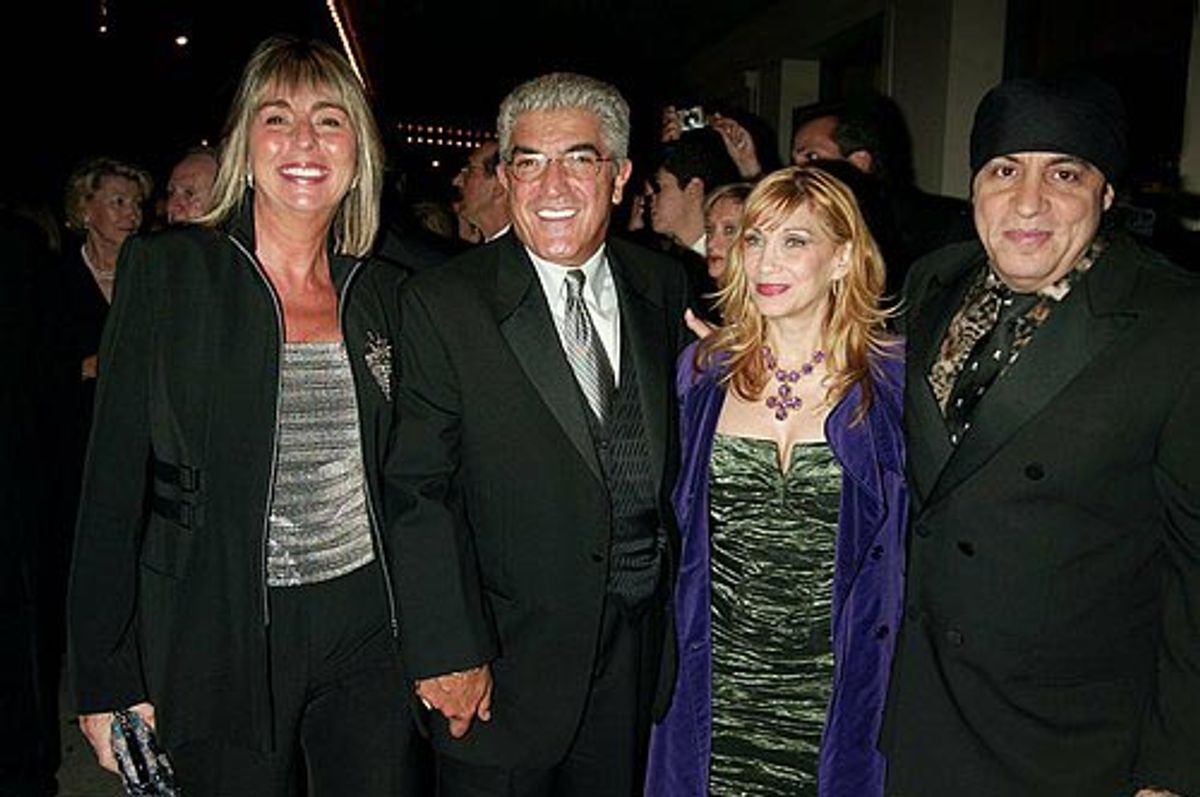 Frank Vincent, Steve Van Zandt and their wives at 