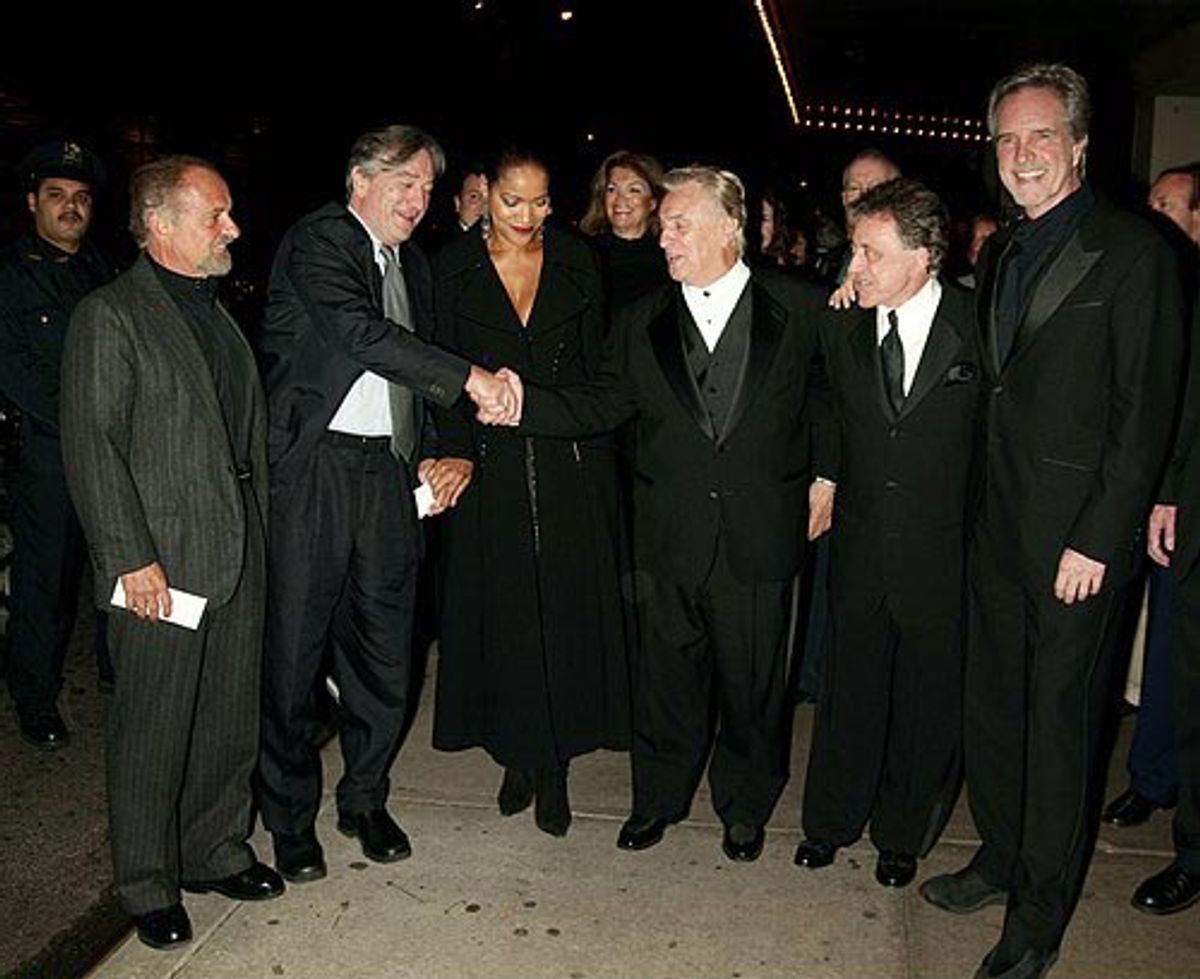 Joe Pesci, Robert DeNiro, Grace Hightower, Tommy DeVito, Frankie Valli and Bob Gaudio at 