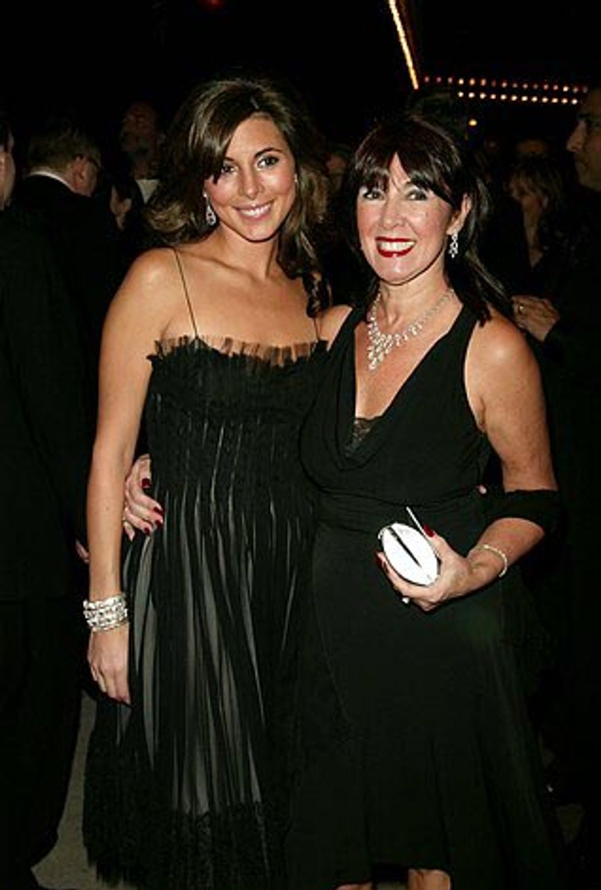 Jamie Lynn Discala with her Mother at Glitzy Opening Night Arrivals at Jersey Boys