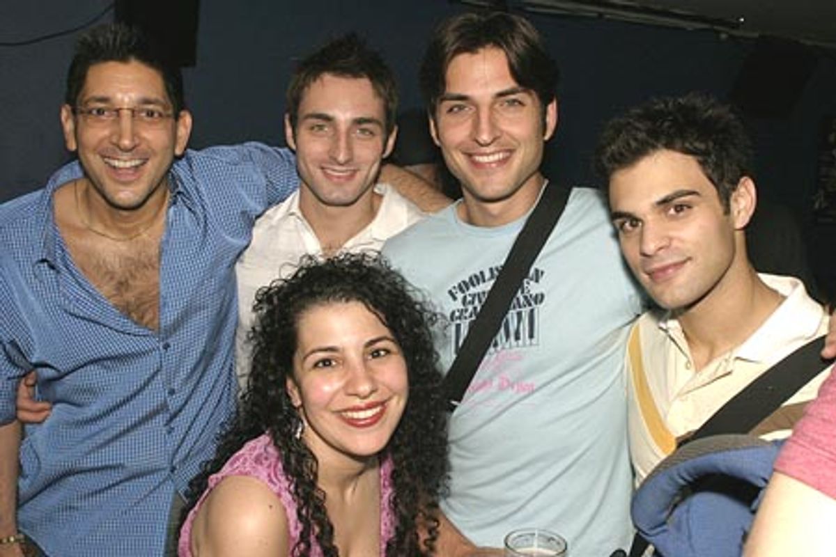Joe DJ, Scott Nevins, Matthew Smith, Michael Busillo,
and Julie GarnyÃ© at 