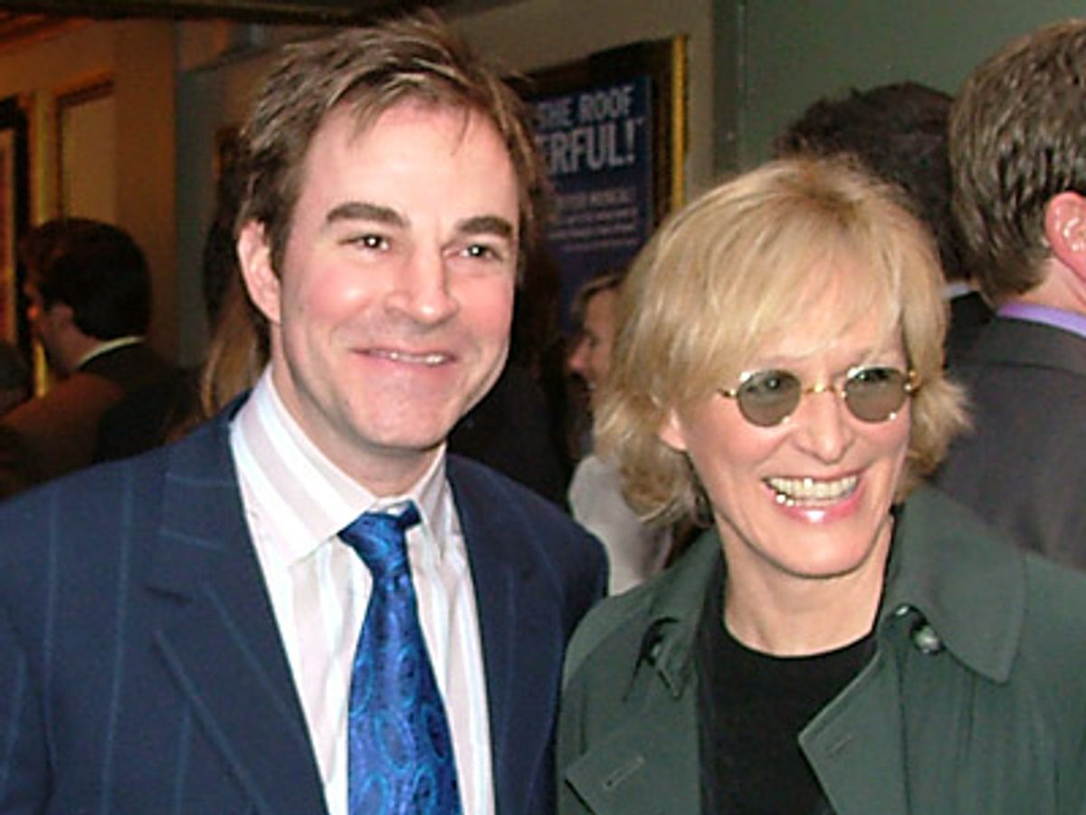 
Roger Bart (The Producers) and stage and screen star Glenn Close at 