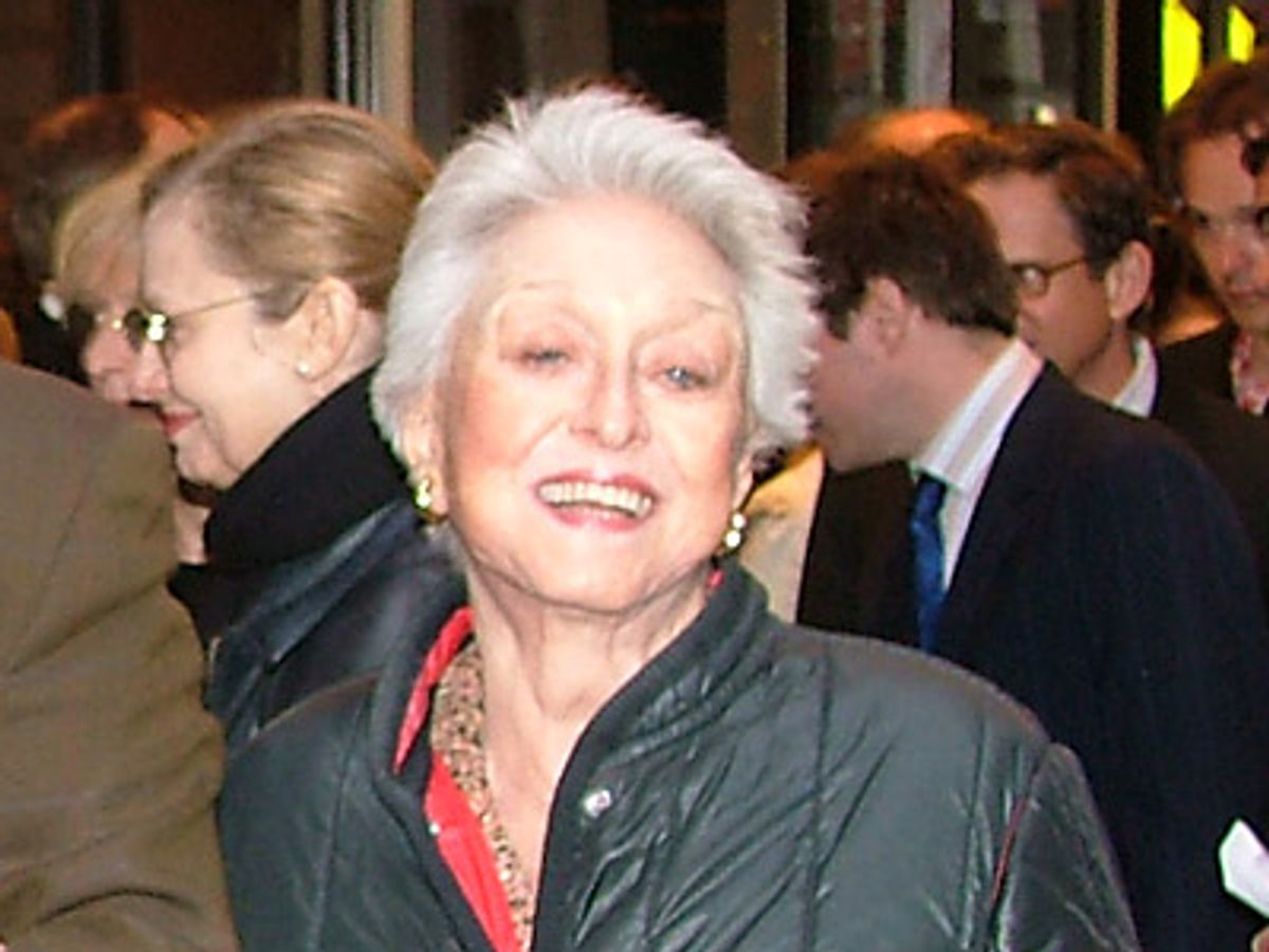 Stage legend, Celeste Holm  at 