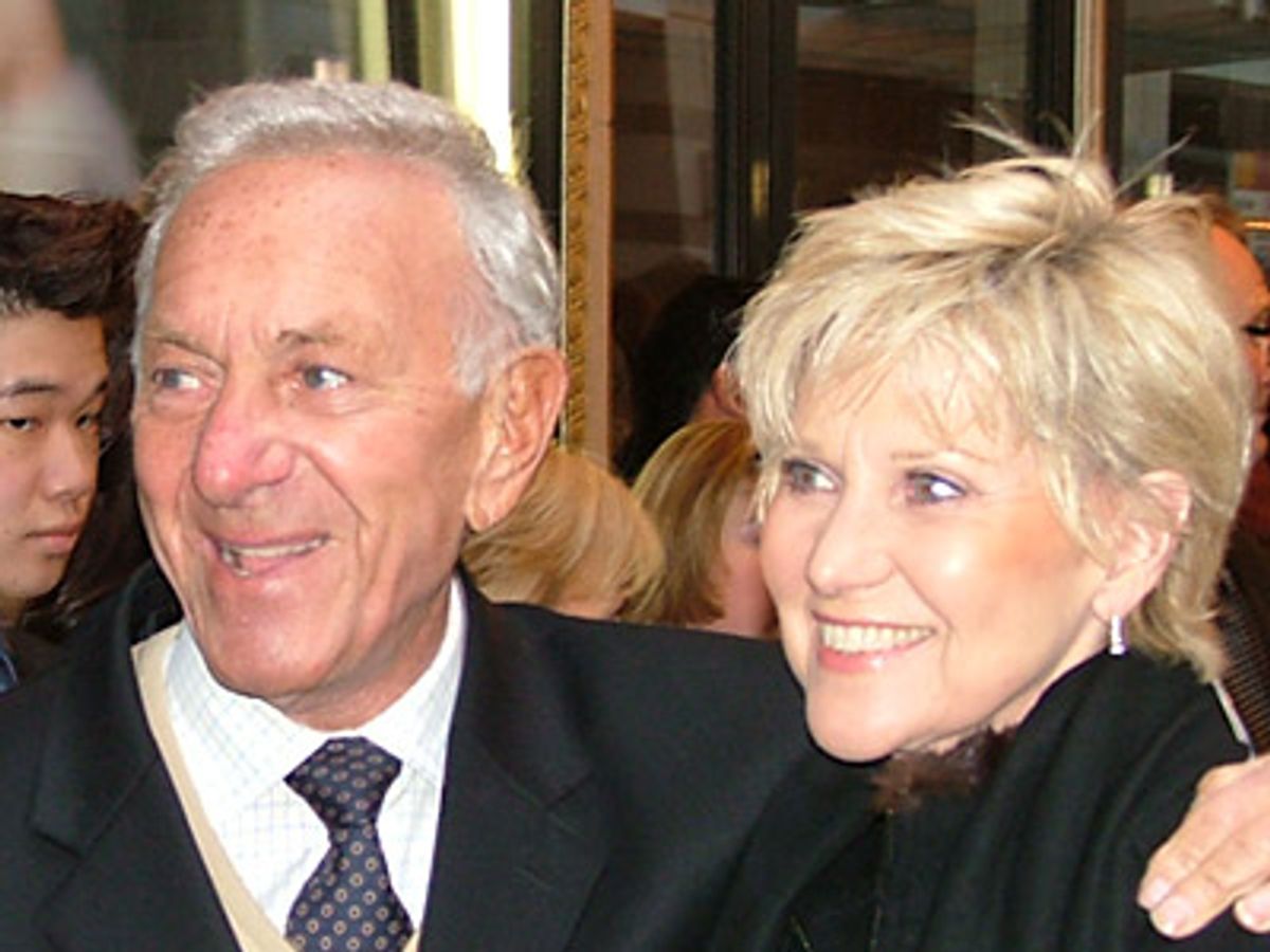 Jack Klugman and Peggy Crosby are among the
crowd on Opening Night
 at 
