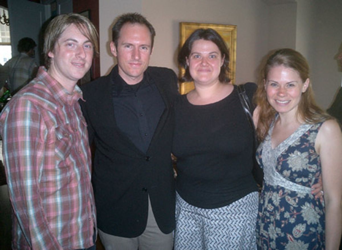 Jason Eagan, Brett Eagan, Ramona Collier and Celia Keenan Bolger
 at 