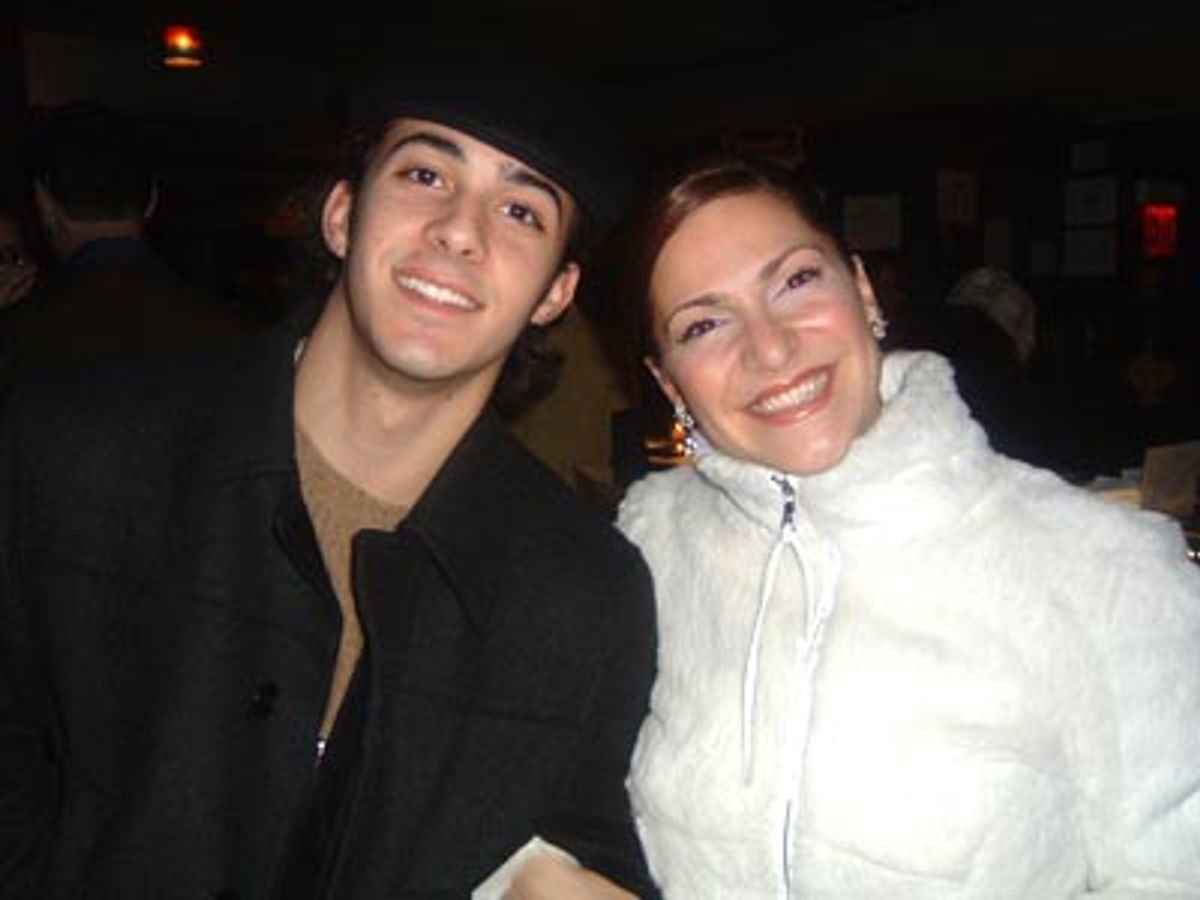 Shoshana Bean w/ Wicked castmate Phillip Spaeth at 