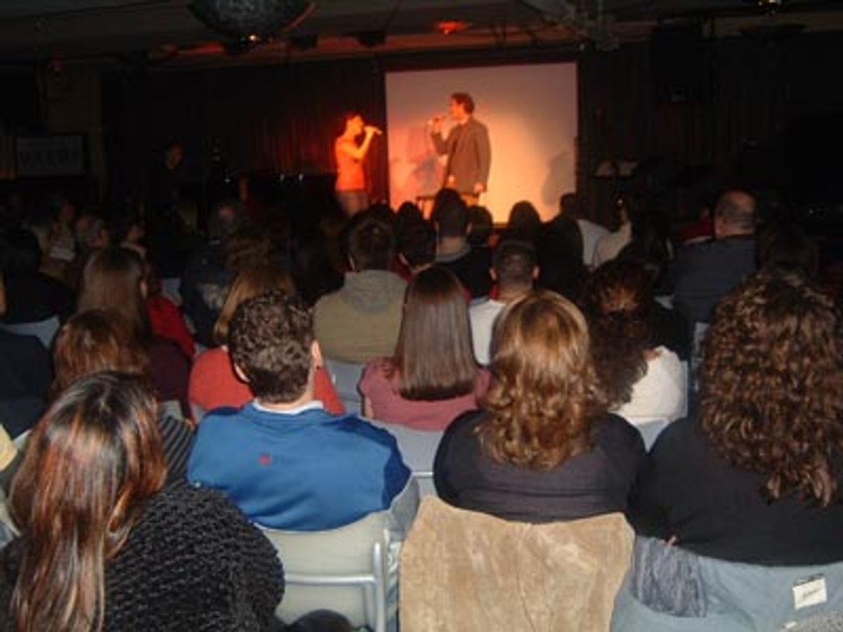 Shoshana Bean and Matt Morrison at 