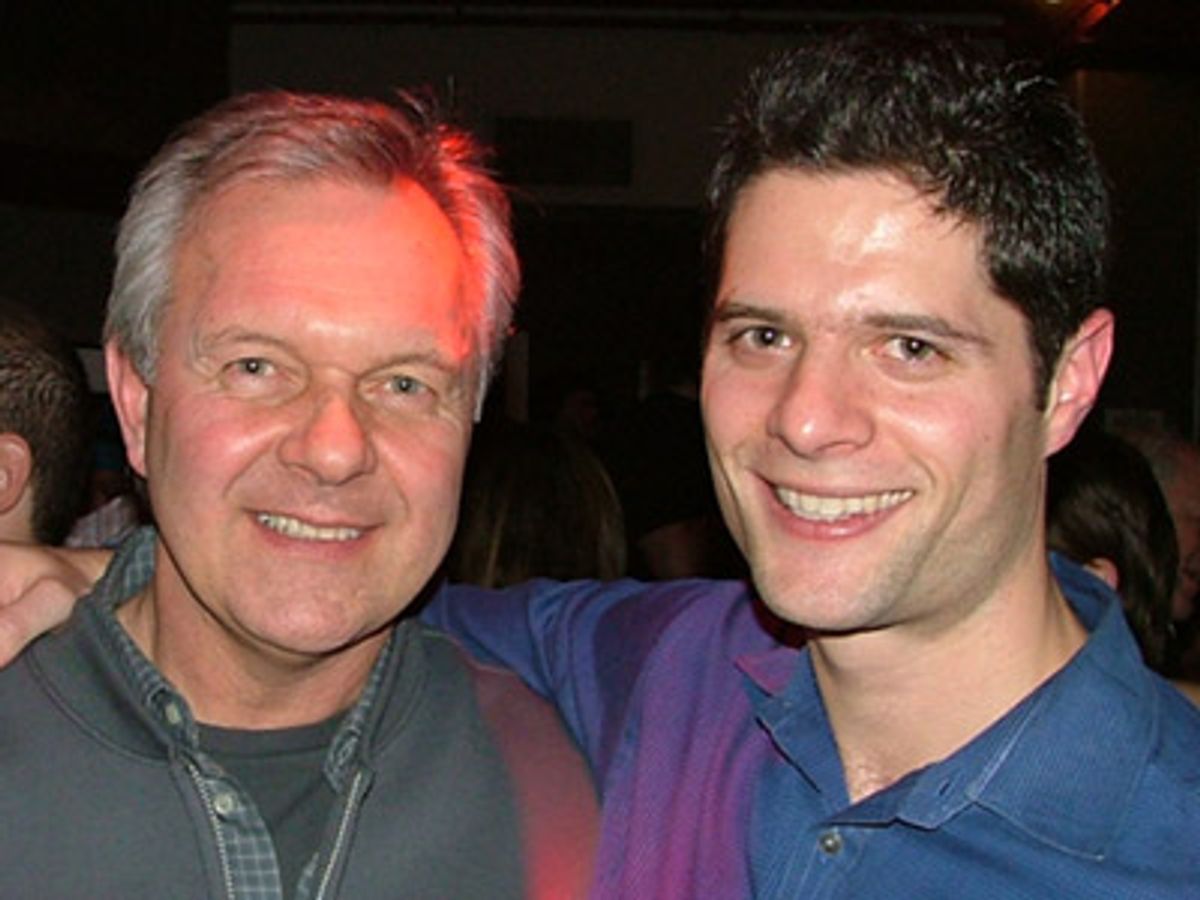 
Walter Bobbie (currently directing Sweet Charity) and Tom Kitt at 