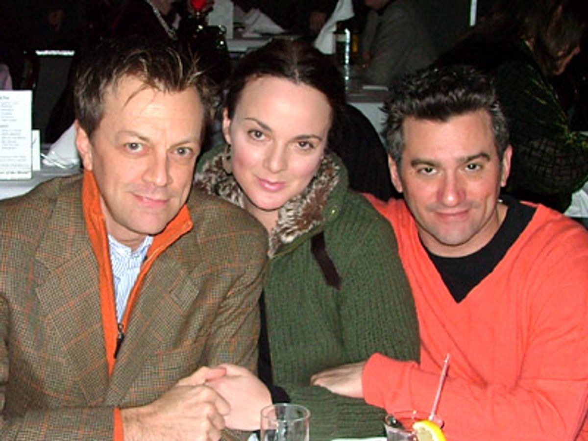 Jim, Melissa Errico and Anthony Barrile (currently working with
Ben Stiller on a film in pre-production called 'Showstoppers') at 
