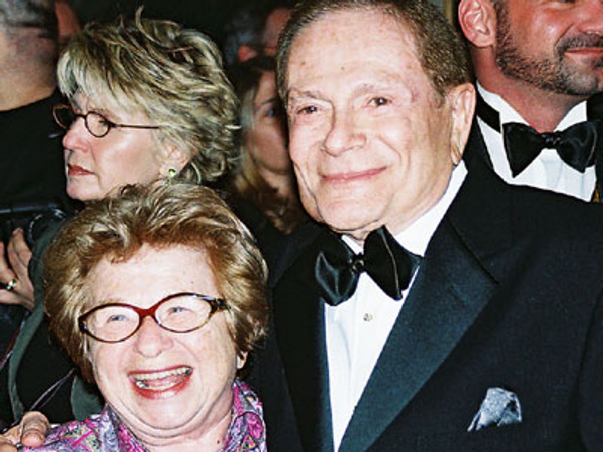 Dr. Ruth Westheimer and Jerry Herman  at 