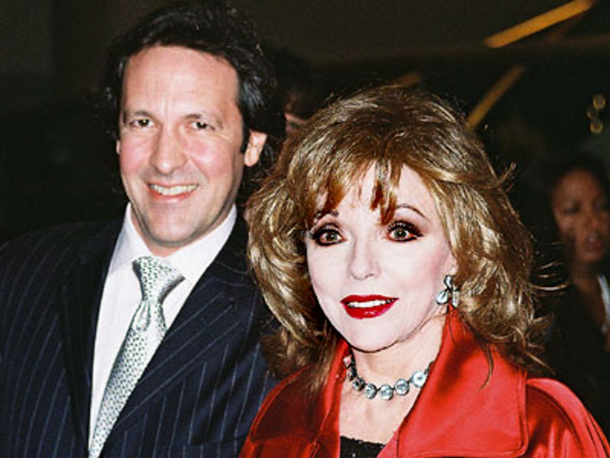 Percy Gibson and Joan Collins at 