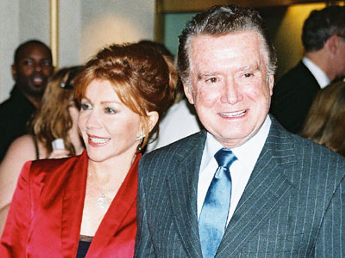 Regis Philbin and wife, Joy  at 