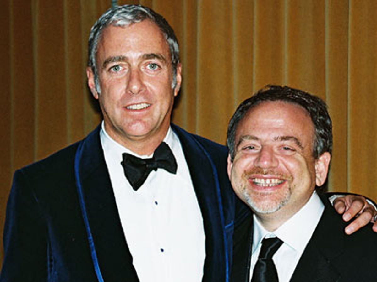 Tony-award winning couple Scott Wittman and Marc Shaiman  at 