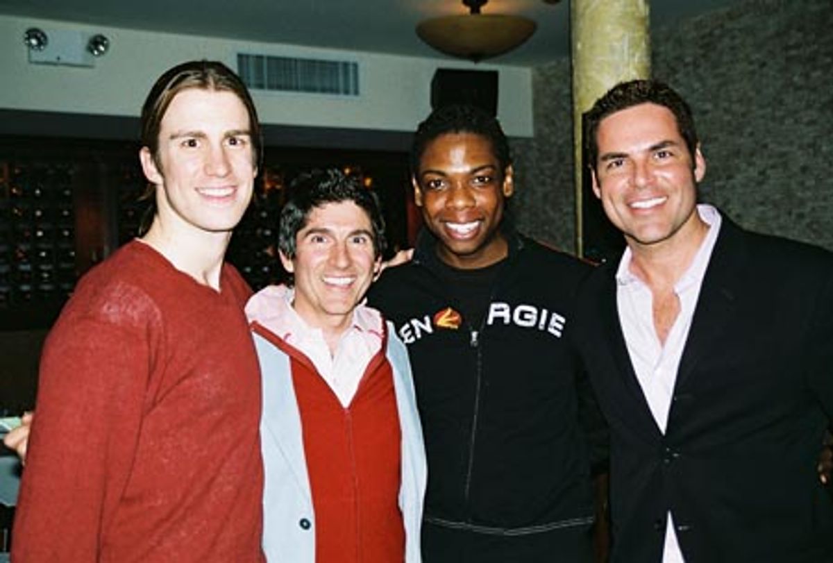Gavin Creel, James Lecesne, Michael Benjamin Washington and Jorge Valencia  at 