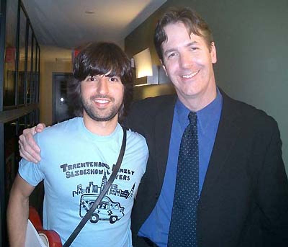 Demetri Martin and Christopher Denney  at 