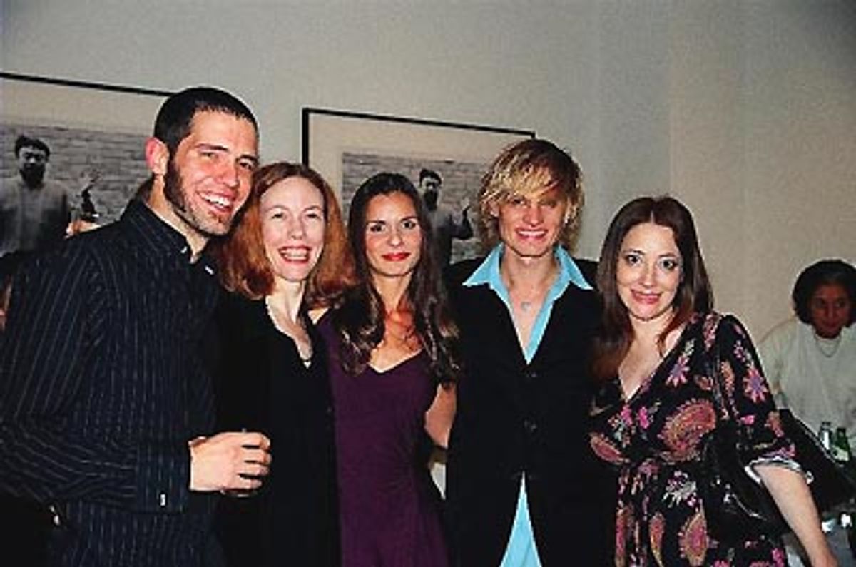 The cast of Last Easter, Jeffrey Scott Green (Howie), Veanne Cox (June), Florencia Lozano (Joy), Jeffrey Carlson (Gash) and Clea Lewis (Leah). at 