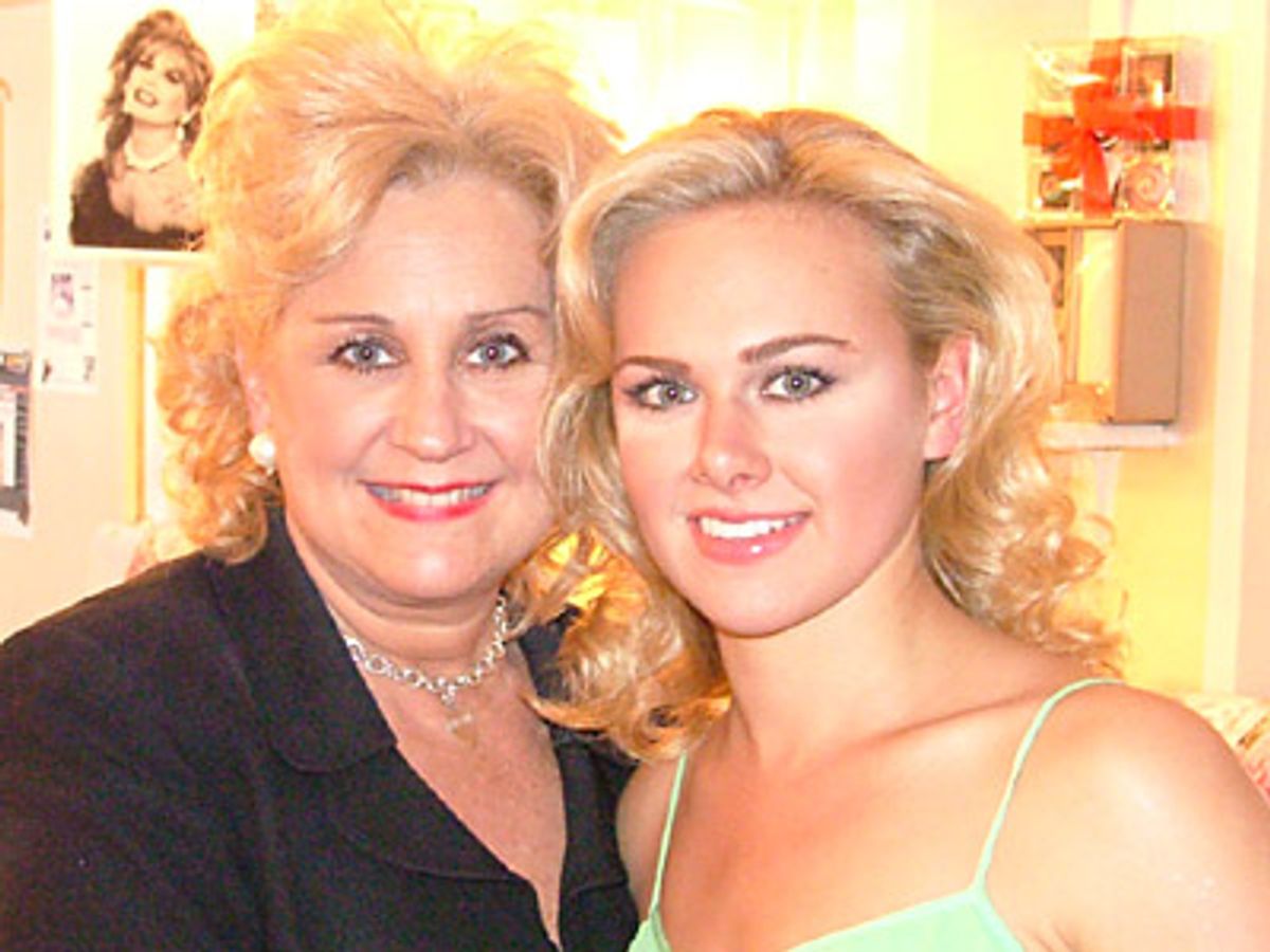 Laura Bell Bundy and mom, Lorna at 