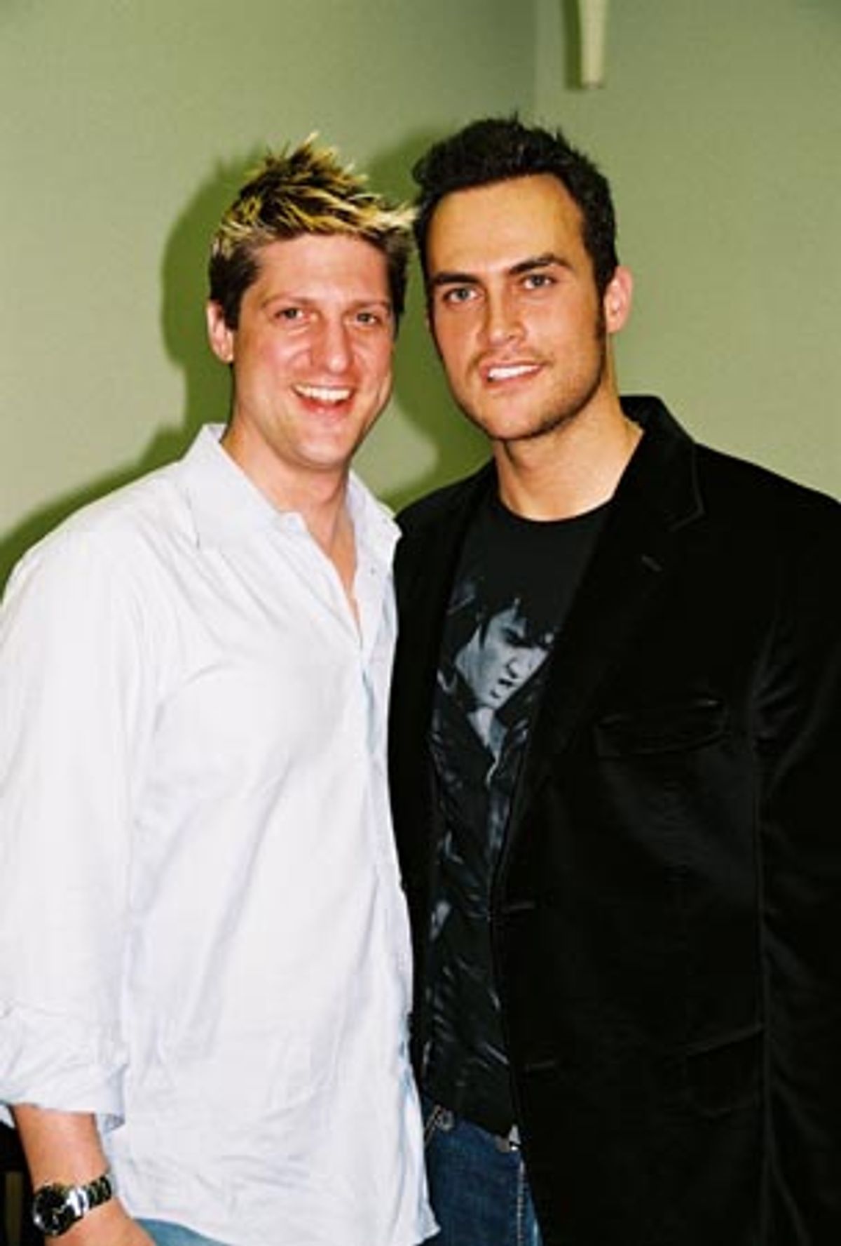 Christopher Sieber and Cheyenne Jackson at 