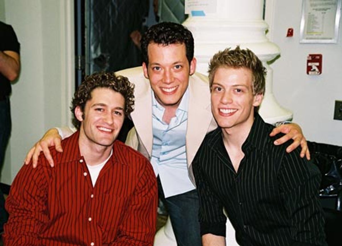 Matt Morrison, John Tartaglia and Barrett Foa at 