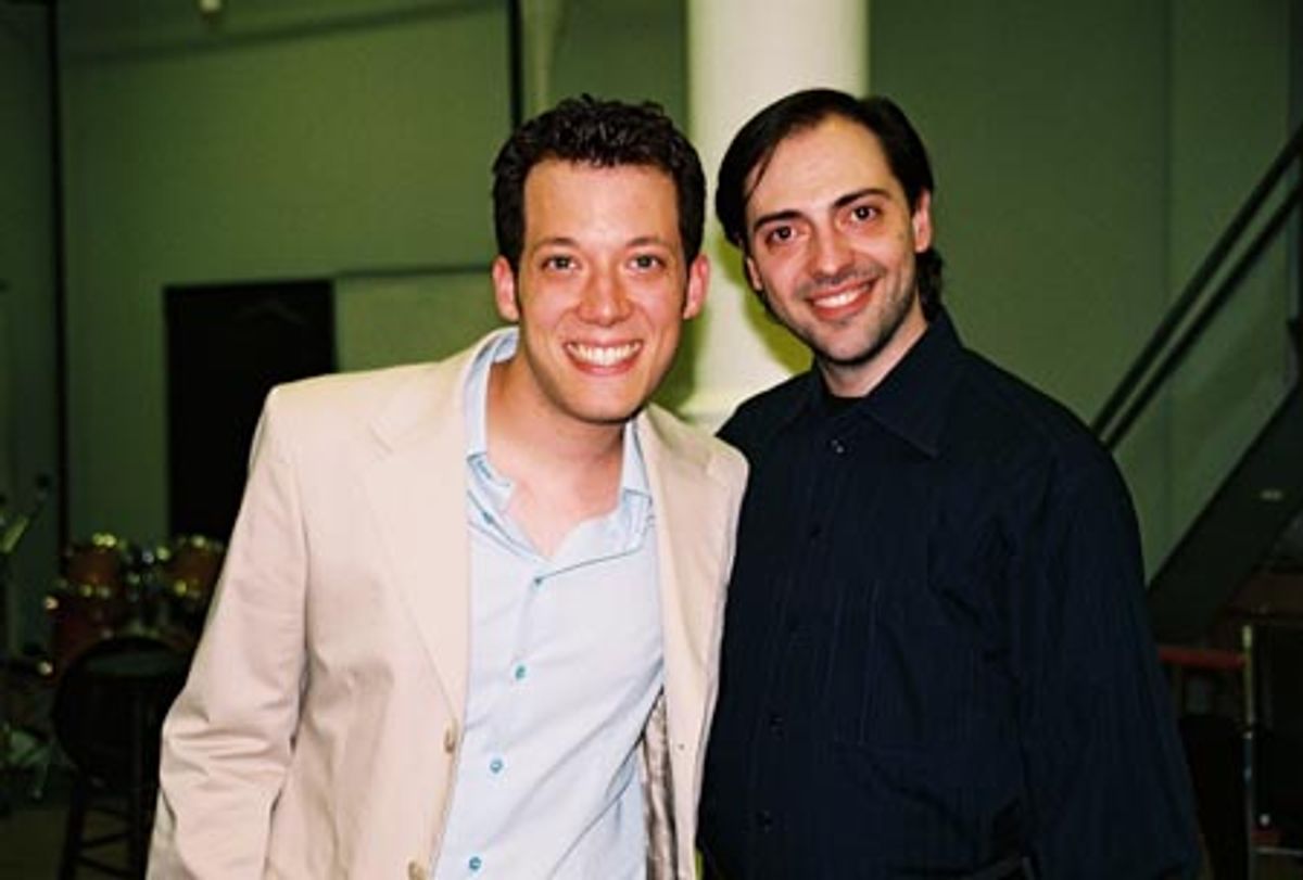 John Tartaglia and Mark Hartman (Accompianist/Tartaglia's Musical Director) at 