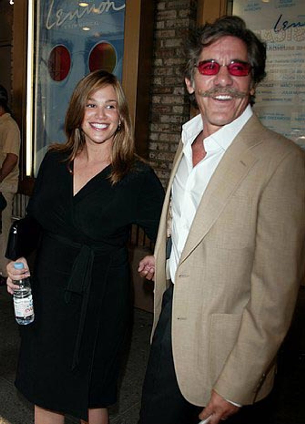 Geraldo Rivera with his pregnant wife Erika at 