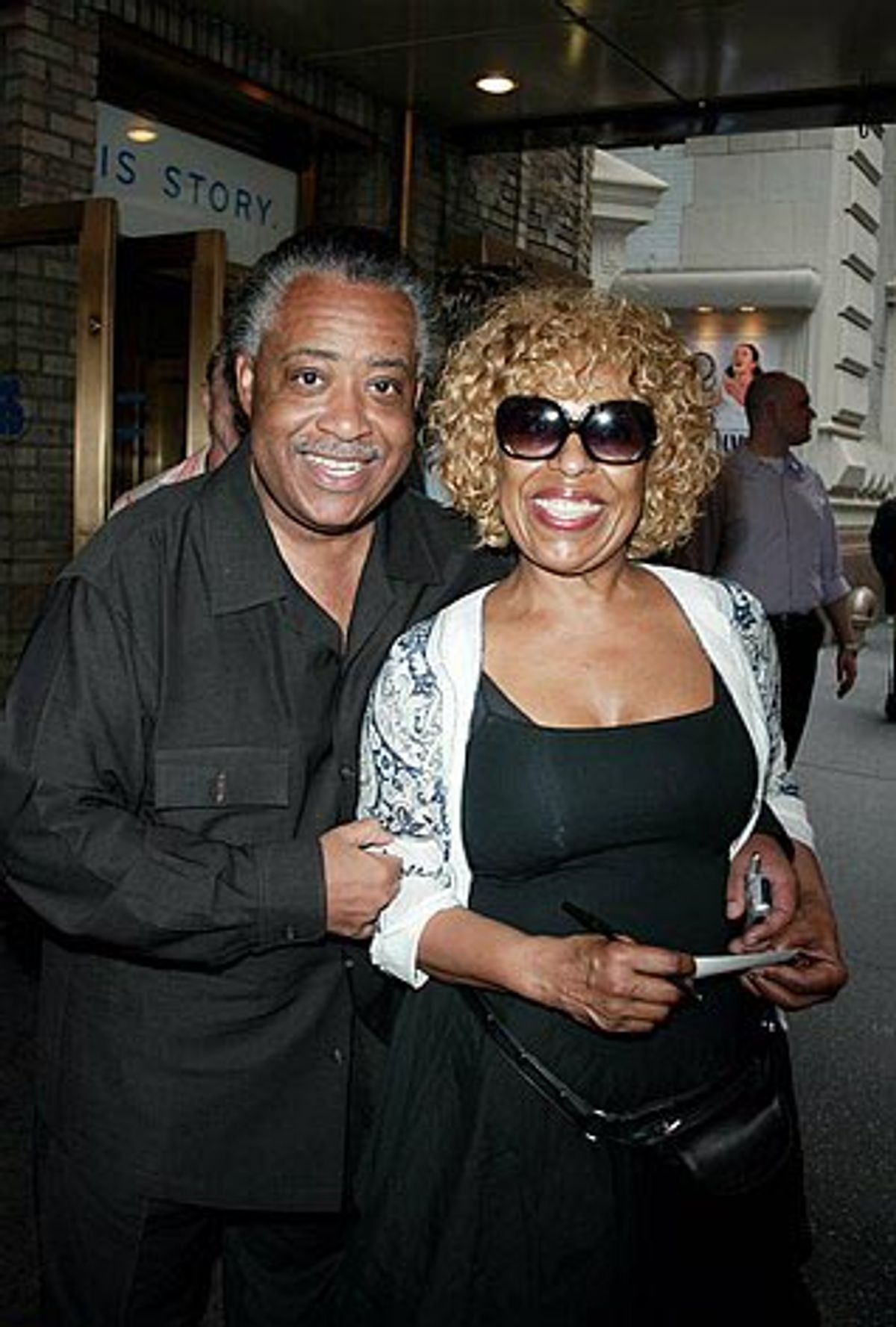 Al Sharpton and Roberta Flack at 
