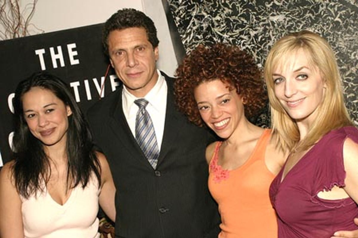 Julie Danao-Salkin, Andrew Cuomo, Marcy Harriell, and Julia Murney  at 
