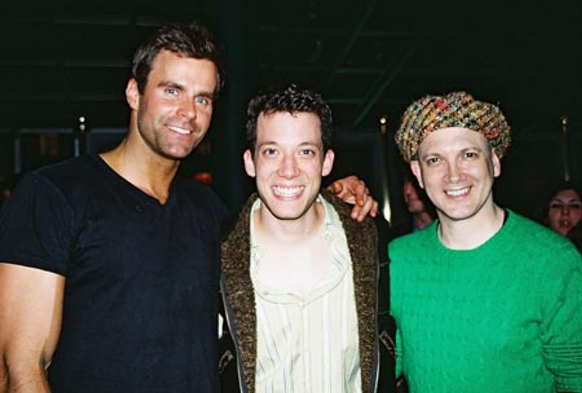 Cameron Mathison, John Tartaglia and Charles Busch  at 