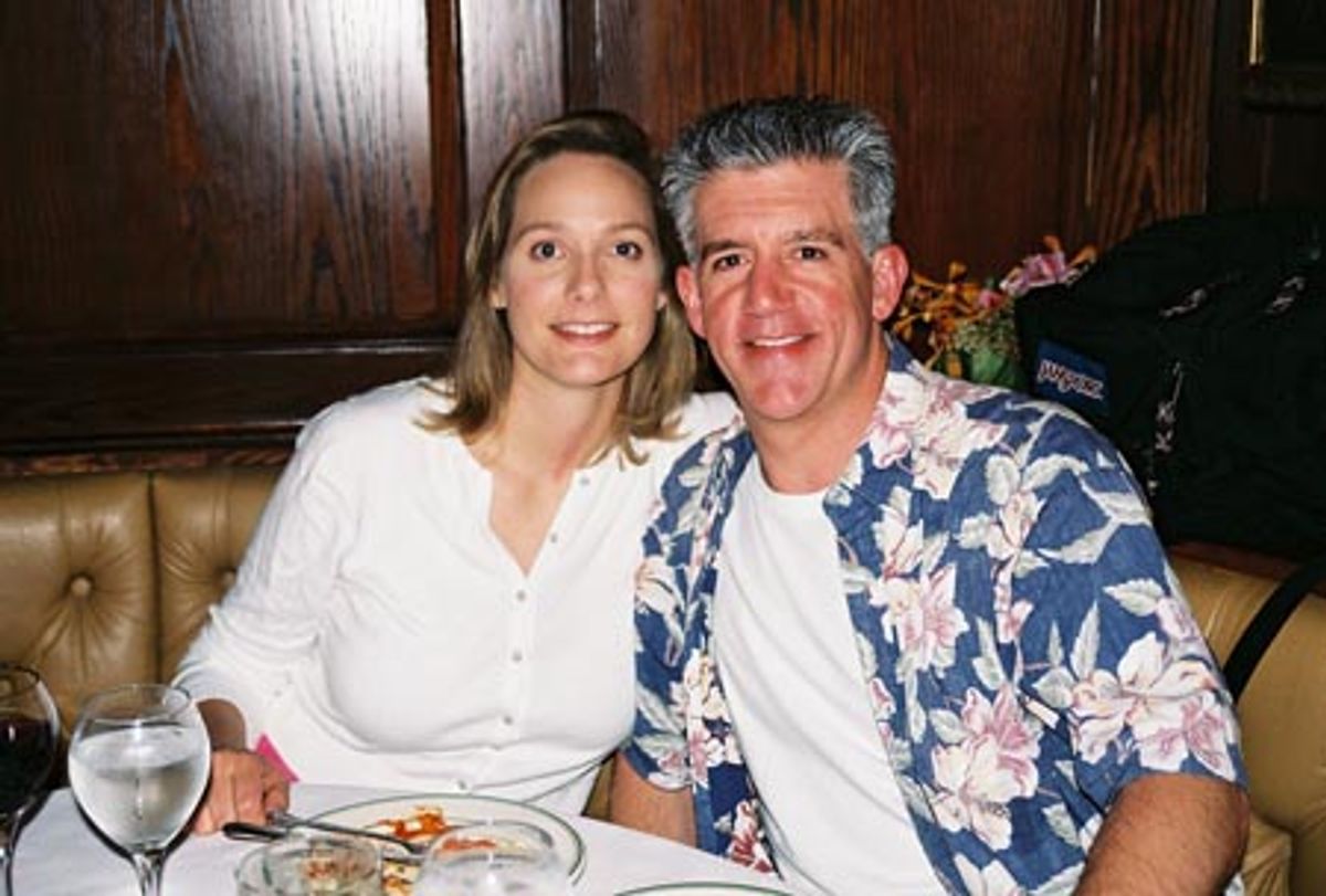 Gregory Jbara and wife Julie  at 
