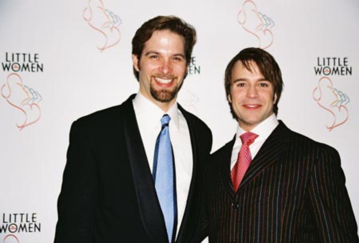 Jim Weitzer (John Brooke) and Danny Gurwin (Laurie)  at 