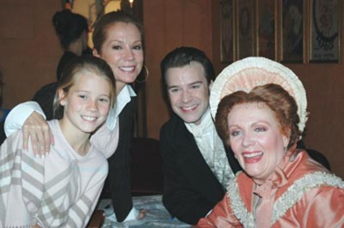 Kathie Lee and her daughter Cassidy pose with Danny Gurwin and Maureen at 