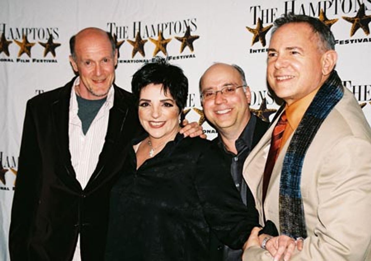 Neil Meron, Liza Minnelli, Michael Arick (Film Restorator) and Craig Zadan at 