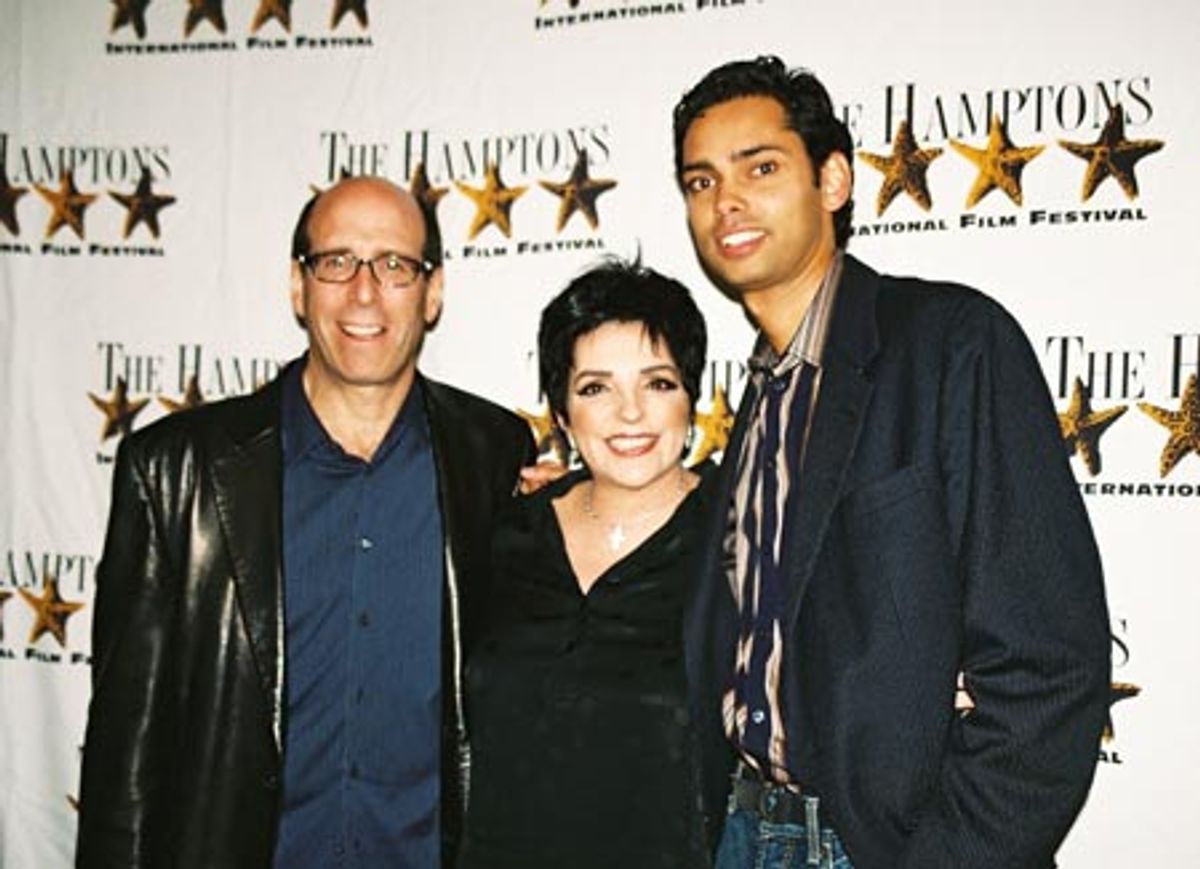 Showtime CEO Matt Blank, Liza Minnelli and Rajendra Roy
(IFA's Director of Programing) at 