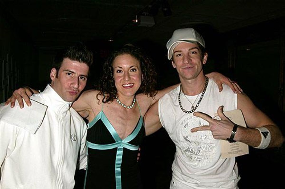 David Josefsberg, Jenn Harris and Andy Karl at 