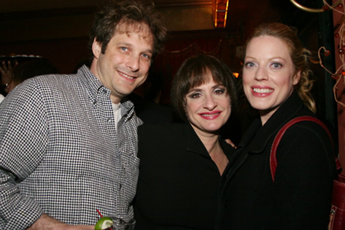 Sh-K-Boom/Ghostlight couple Kurt Deutsch and Sherie Rene Scott congratulate Patti LuPone at 