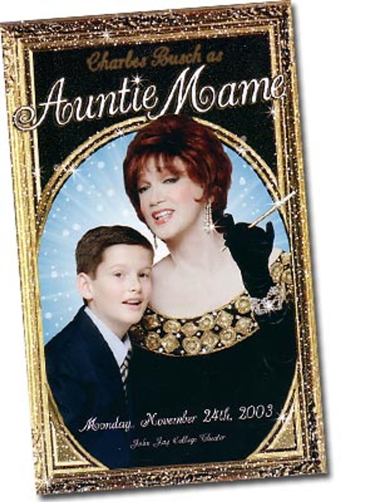 The program featuring Busch as 'Mame' at 