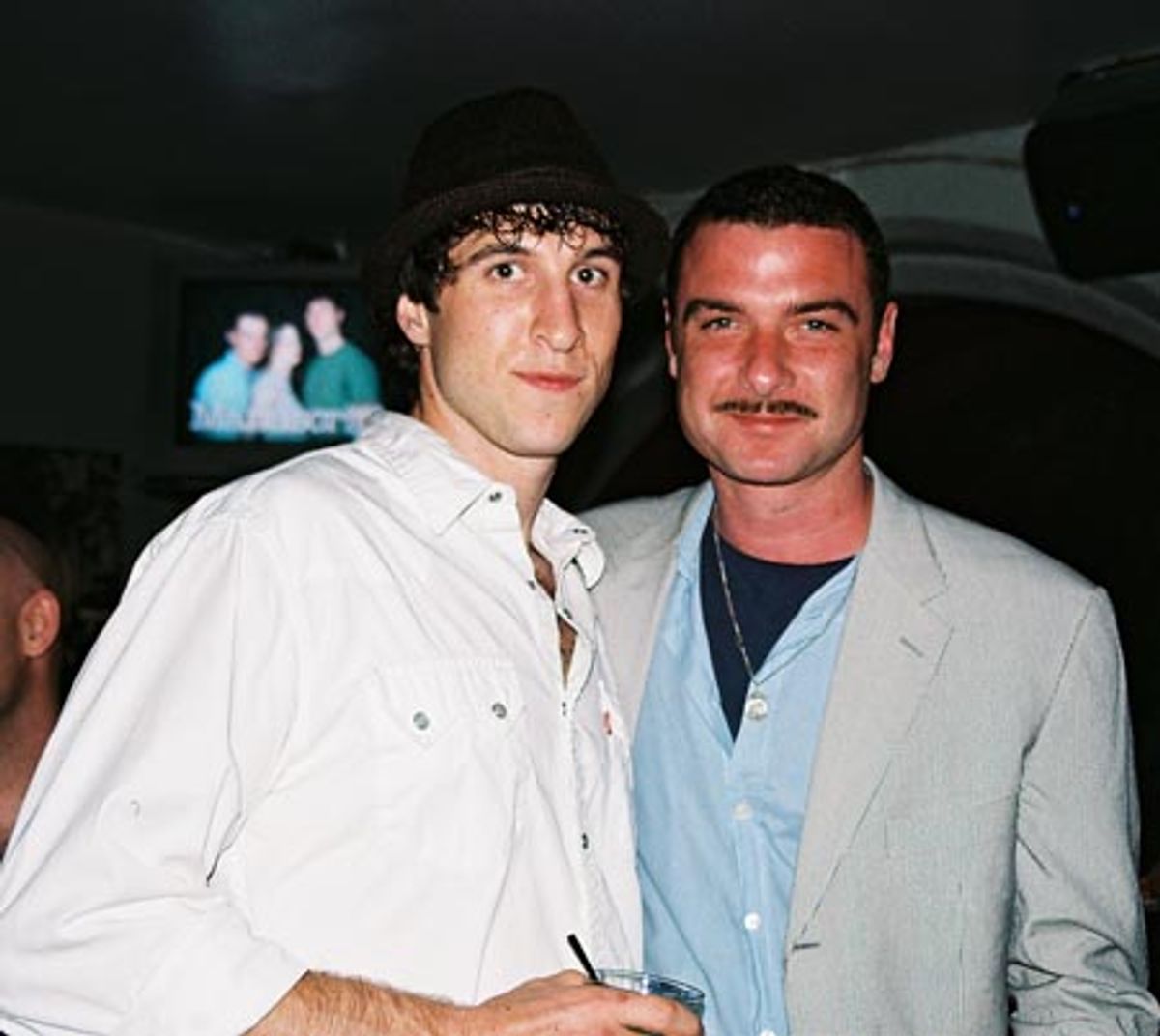 Pablo Schreiber with brother Liev Schreiber  at 