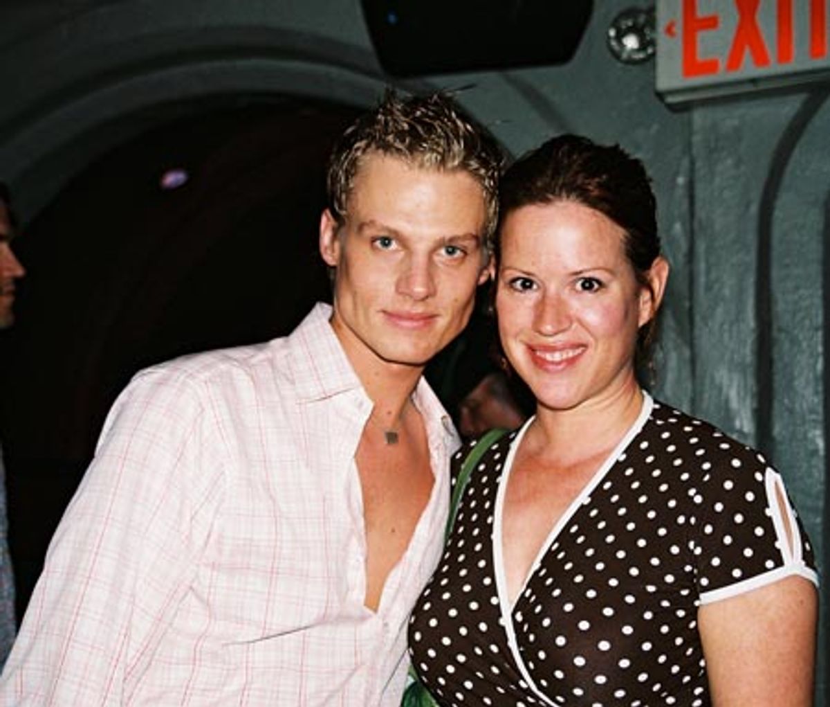 Jeffrey Carlson and Molly Ringwald  at 