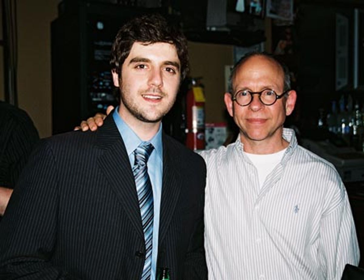 Paul Grellong (Playwright) and Bob Balaban (Director)  at 