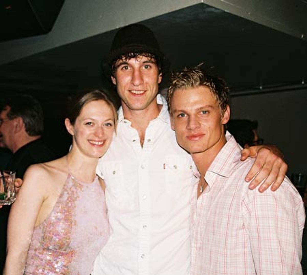 Marin Ireland (Elizabeth Hawkins), Pablo Schreiber (David Lewis) and Jeffrey Carlson (Chris Ferrando)  at 