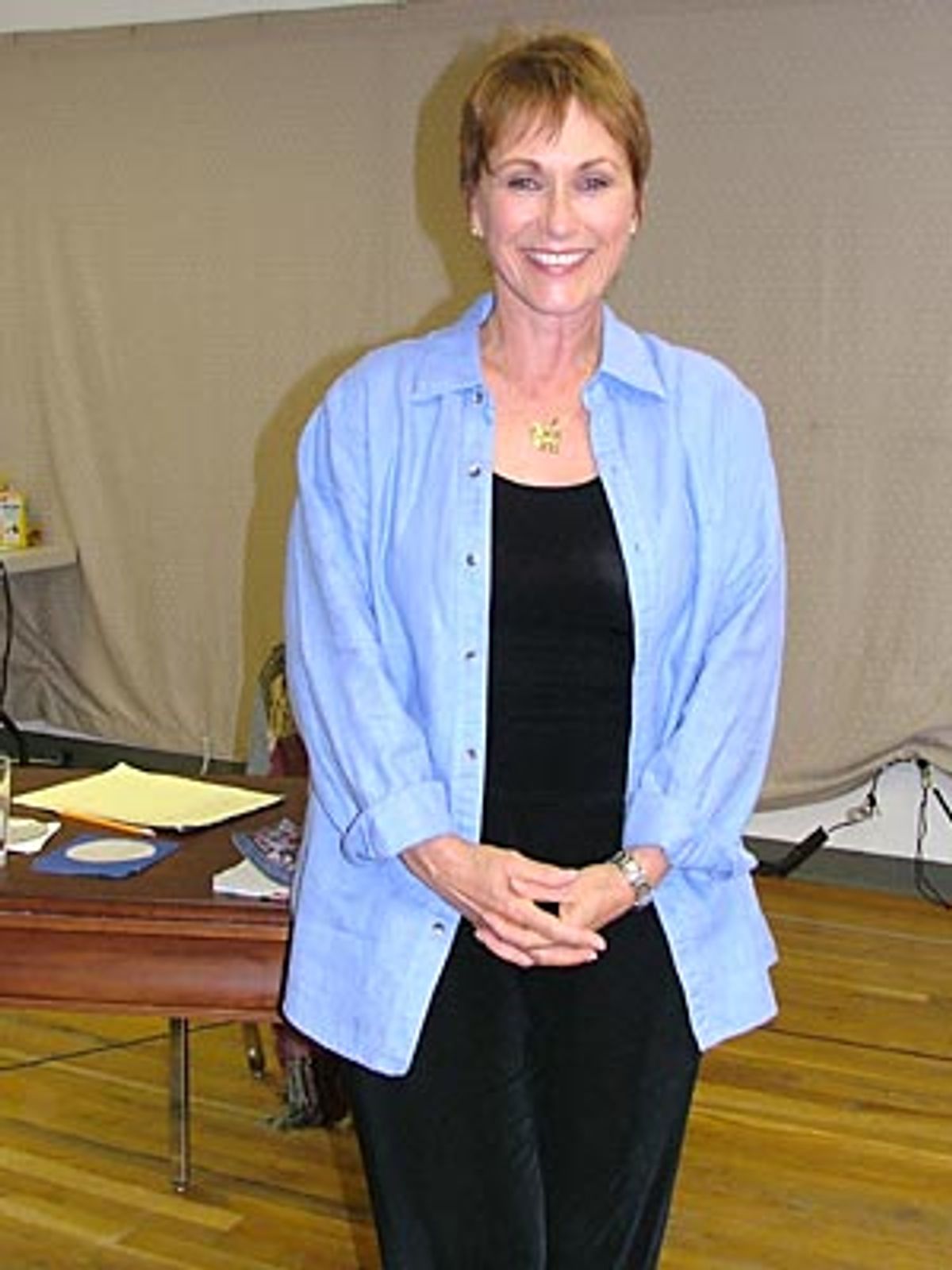 Amanda by herself. at 