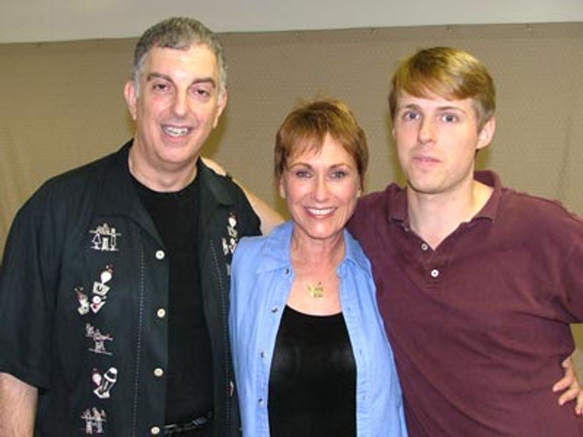 
Joel Silberman, Amanda McBroom and Musical Director, Sam Davis at 