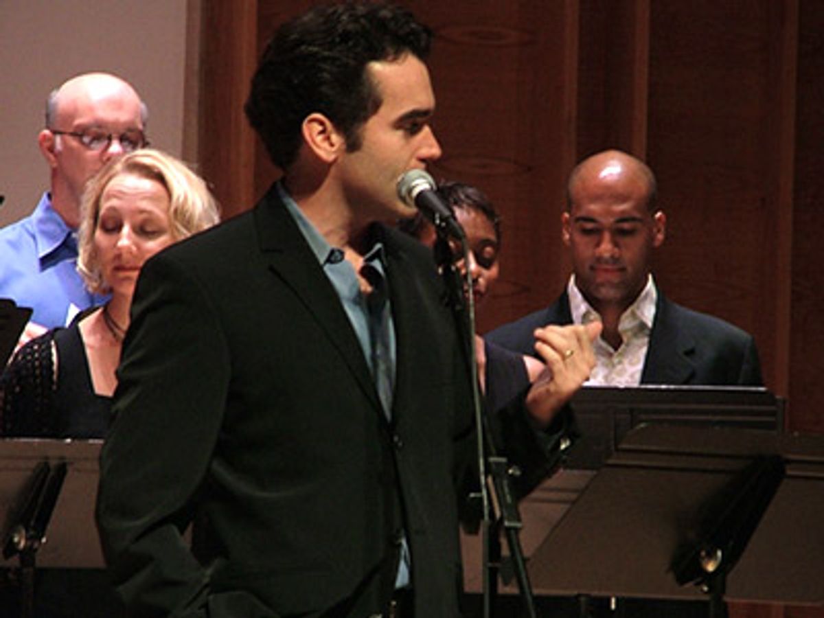 Kicking it up in a number called 'Rise Up' from Leap Of Faith is Brian at 